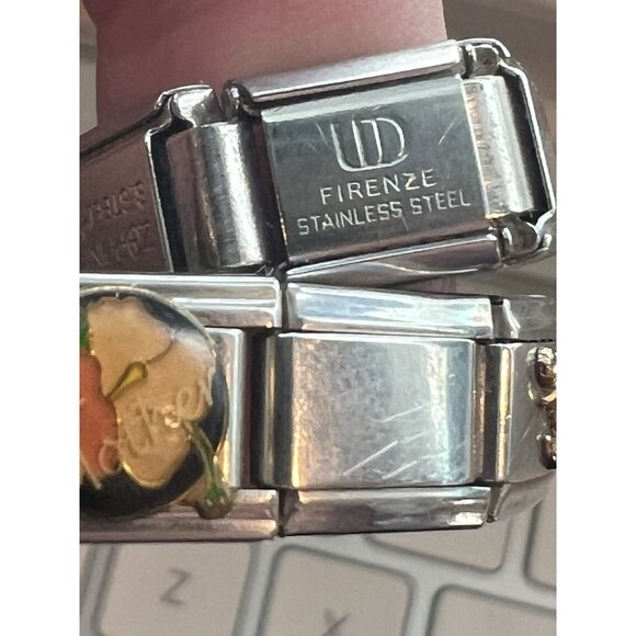 Casa d'Oro Stainless Steel Stretch Charm Bracelet Mother Whale Anchor Eagle - Picture 14 of 14